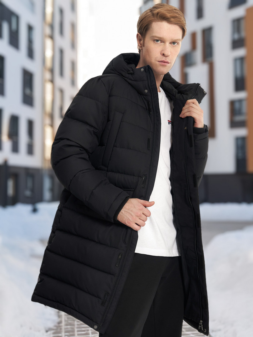 Пуховик мужской FILA, Черный