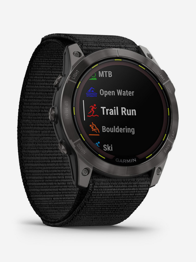 Спортивные часы Garmin Enduro 2 с титановым безелем и нейлоновым ремешком