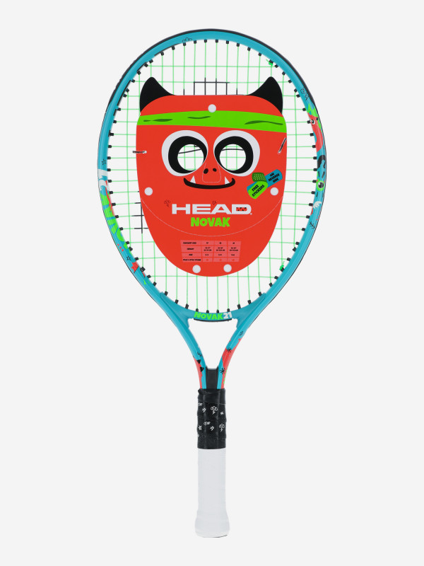 Ракетка для большого тенниса детская Head Novak 21" арт. 233122 голубой цвет — купить за 3199 руб. со скидкой 20 %, отзывы в интернет-магазине Спортмастер