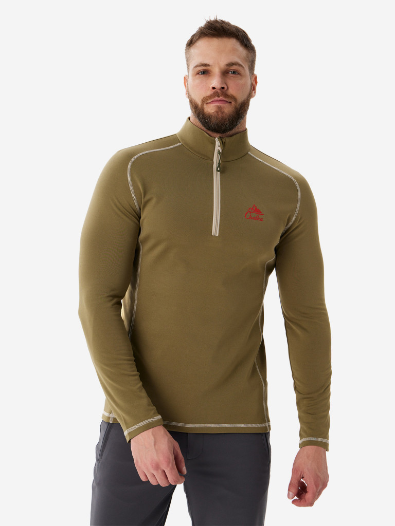 Термолонгслив мужской Chalka влагоотводящий с молнией
