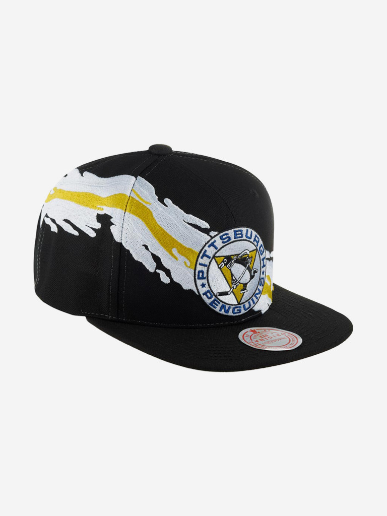 Бейсболка с прямым козырьком MITCHELL NESS 6HSSSH22087-PPEBLCK Pittsburgh Penguins NHL (черный)