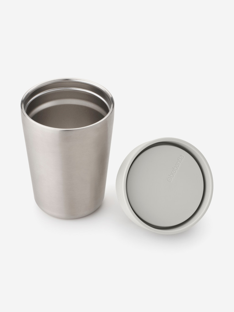 Термокружка Brabantia "Make&Take" 200мл светло-серый 228742