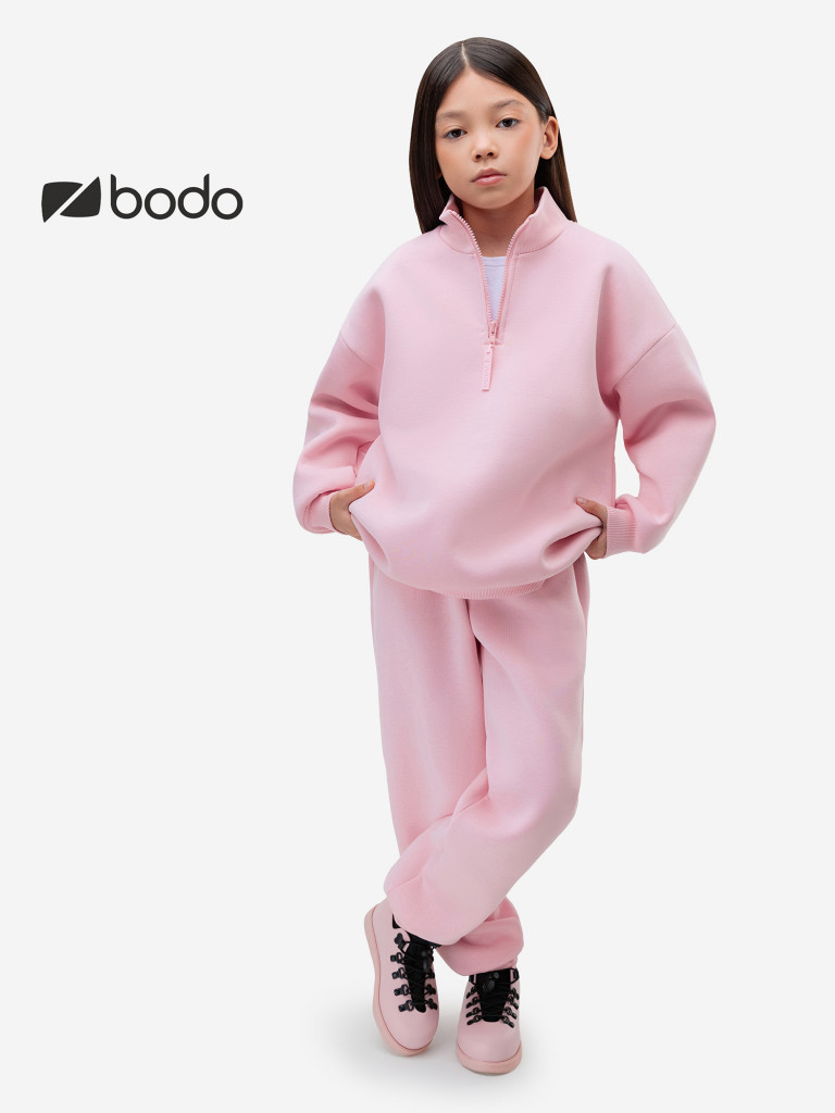 Костюм с начесом для девочек bodo