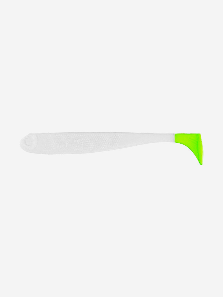 Мягкая приманка Helios Jumbo, 4,95'' / 12,5 см, White & Green, 100 шт (HS-7-016-N)