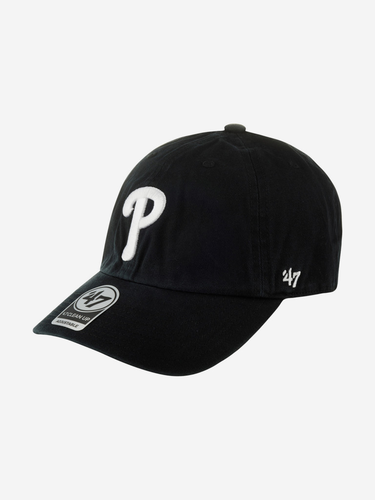 Бейсболка 47 BRAND B-RGW19GWS-BKW Philadelphia Phillies MLB (черный)