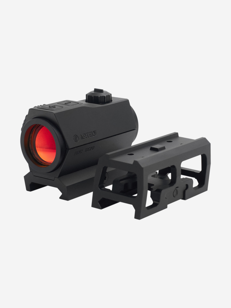 Коллиматорный прицел Artelv RDC 1x20 с подсветкой на планку Weaver, Picatinni для охоты, страйкбола, пневматики, пейнтбола
