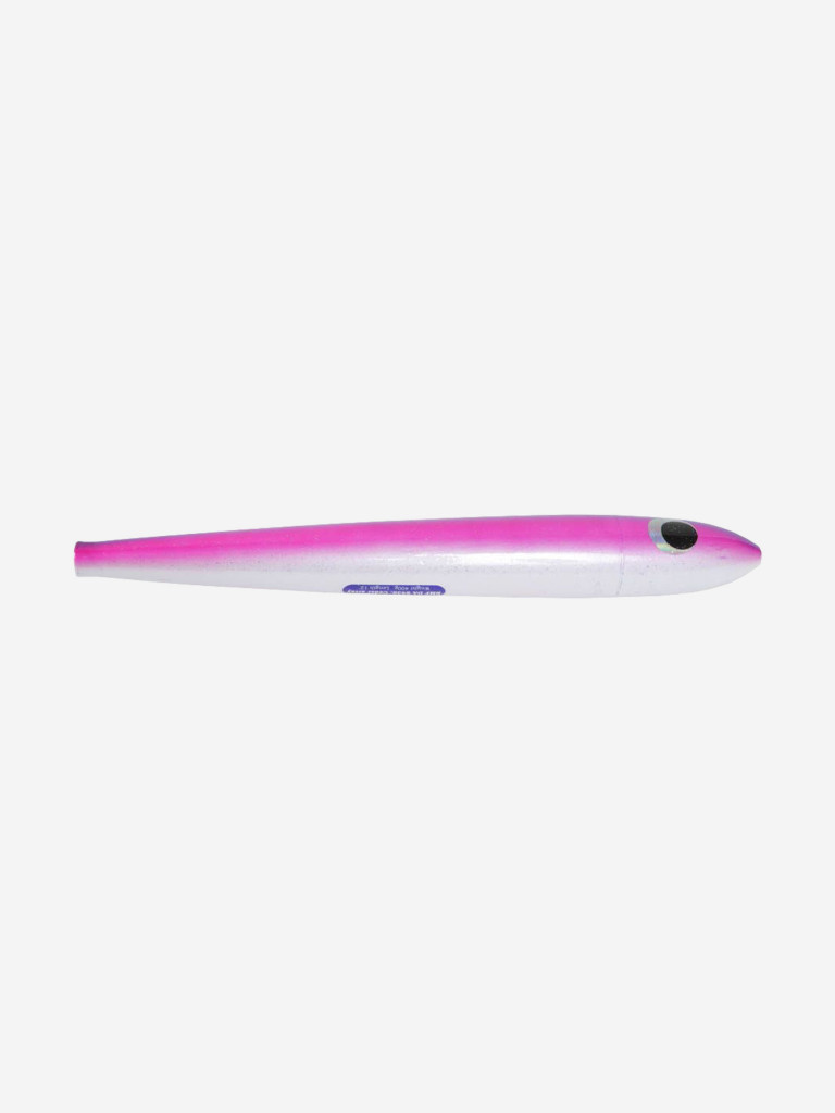 Плуг троллинговый Blue Marlin 30 см 400 гр Pink Cedar Plug. Специальный крючок Mustad Big Game 3412-DT O'Shaughnessy 10/0 в подарок.