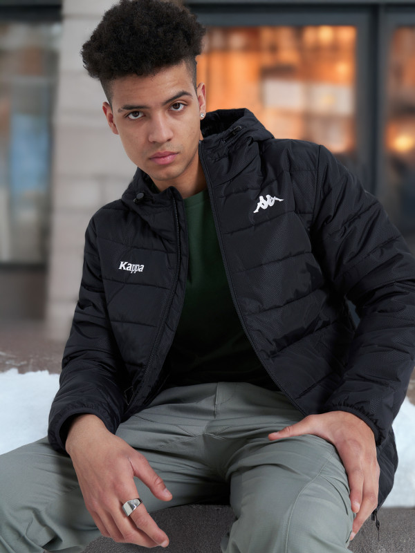 Куртка утепленная мужская Kappa Galassia арт. 130043 черный цвет — купить за 7999 руб., отзывы в интернет-магазине Спортмастер