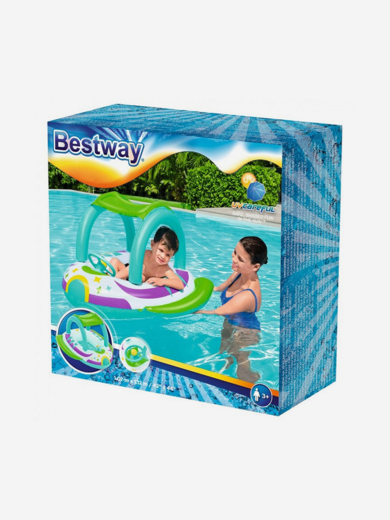 Лодочка надувная Bestway 34149 Space Splash Baby Boat (107х112см)