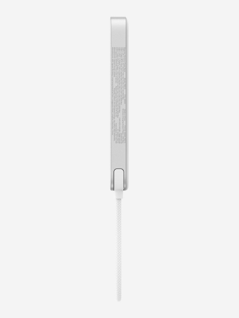 Внешний аккумулятор UGREEN PB570 (75983B) MagFlow Air Ultra-Slim 30W Magnetic 10000mAh Wireless Power Bank USB-C Cable