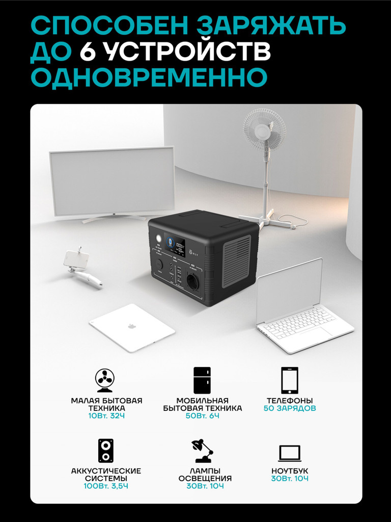 Портативная электростанция ONLY Base 500 Вт