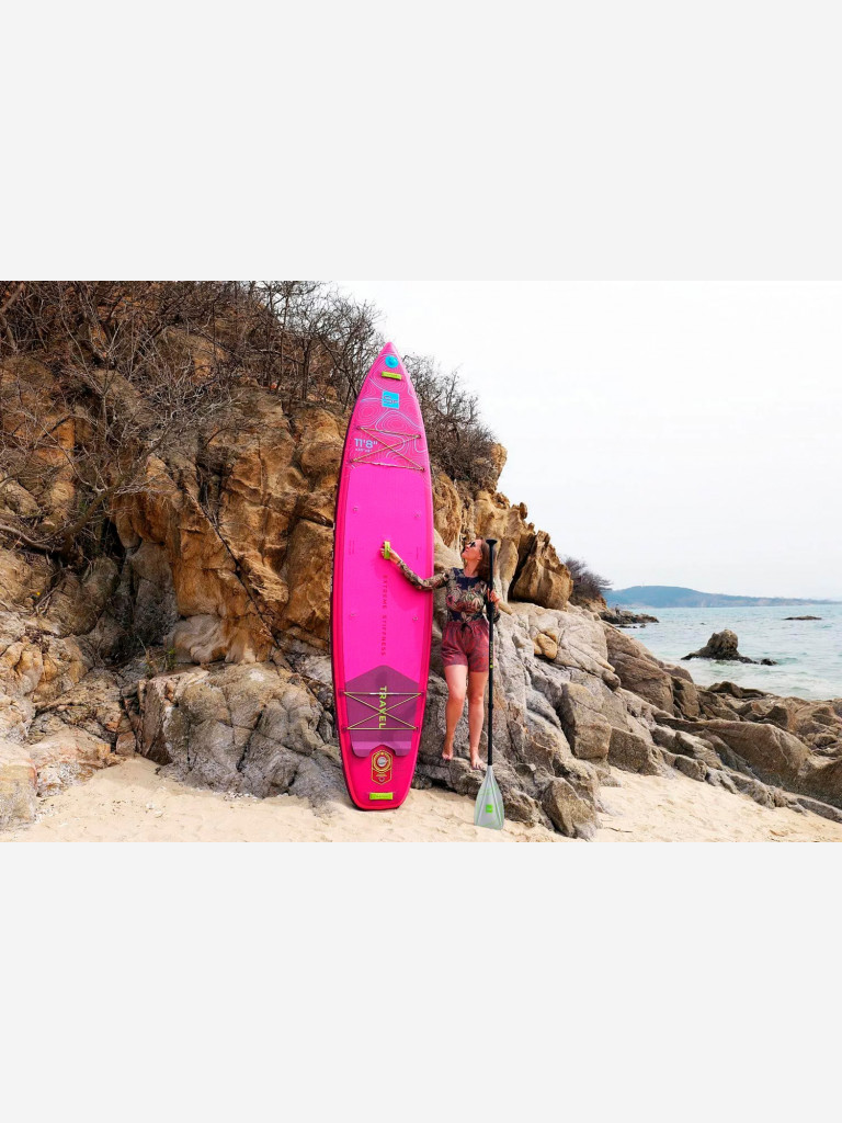 Сапборд SUP face Travel 11.8x30x5 2025, 356x76x12 см, 10 кг