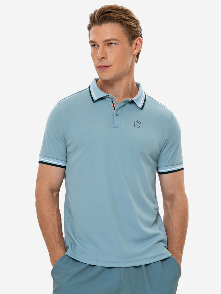 Поло мужское RAQUETA SPORT мужское Deporte, Dusty Blue