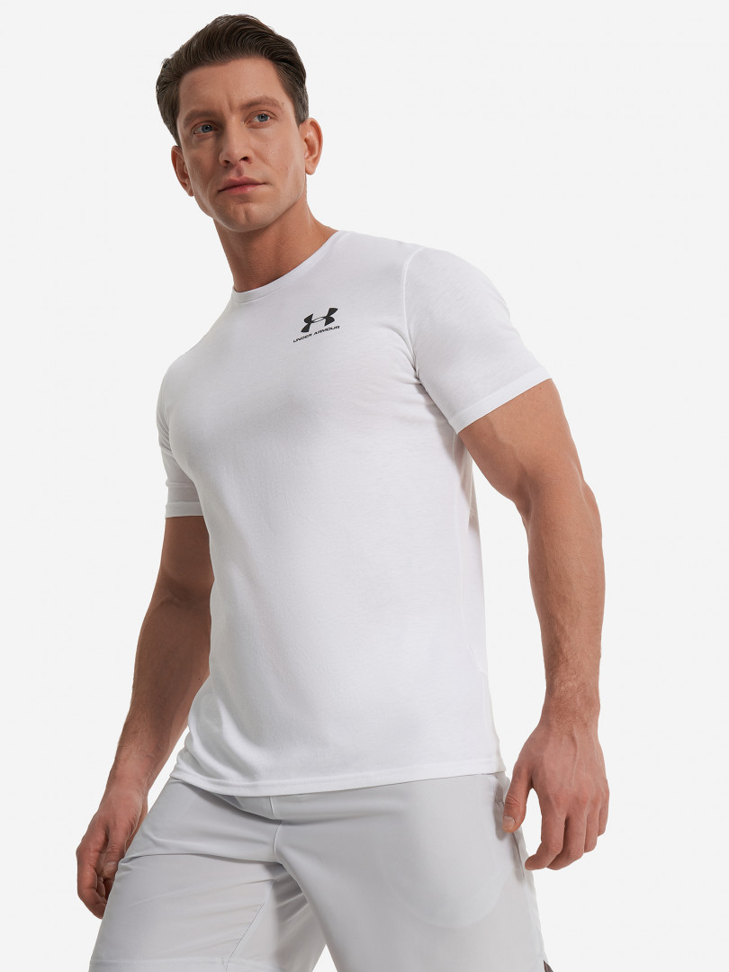 Футболка мужская Under Armour 25387450299 Белый, размер 48, 50,52, 54,46, 48,50, 52, фото 2