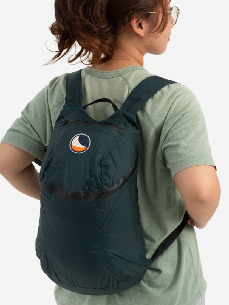 Рюкзак TICKET TO THE MOON Mini 15L water resistant, dark green