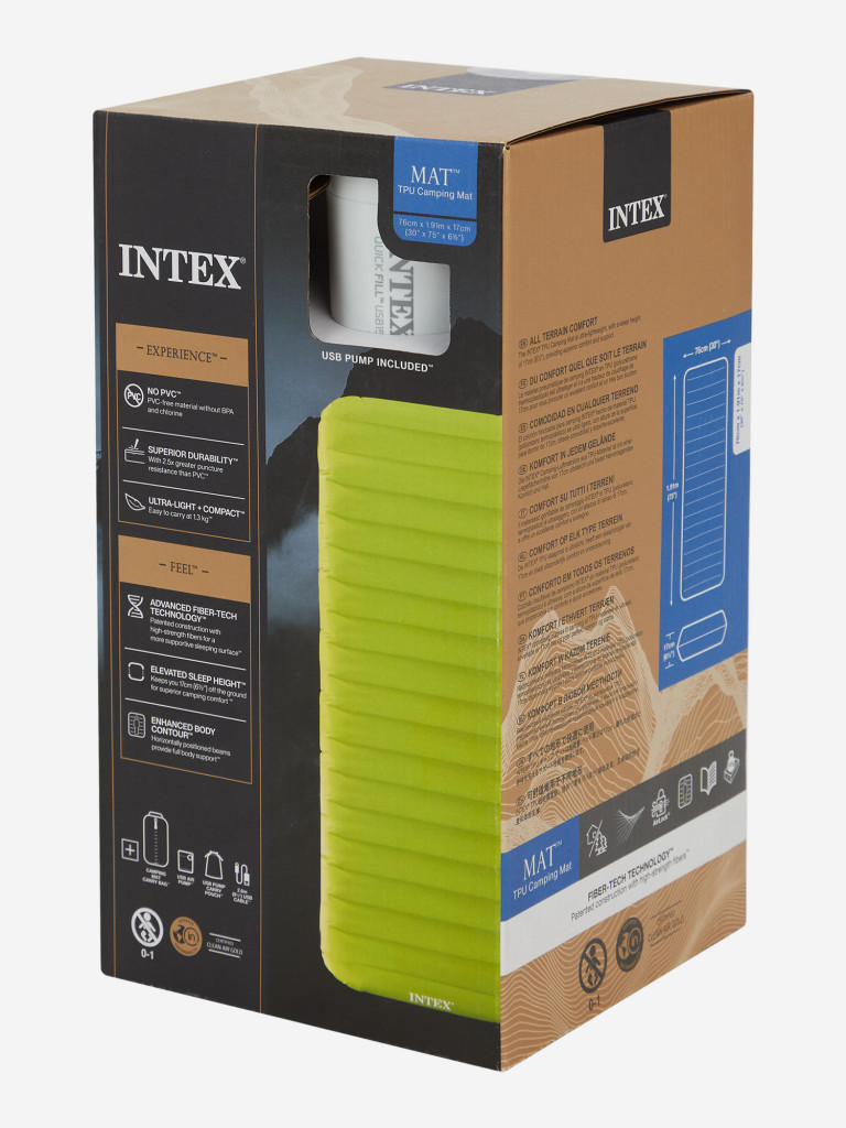 Матрас надувной Intex Truaire Outdoor 76x191x17 см