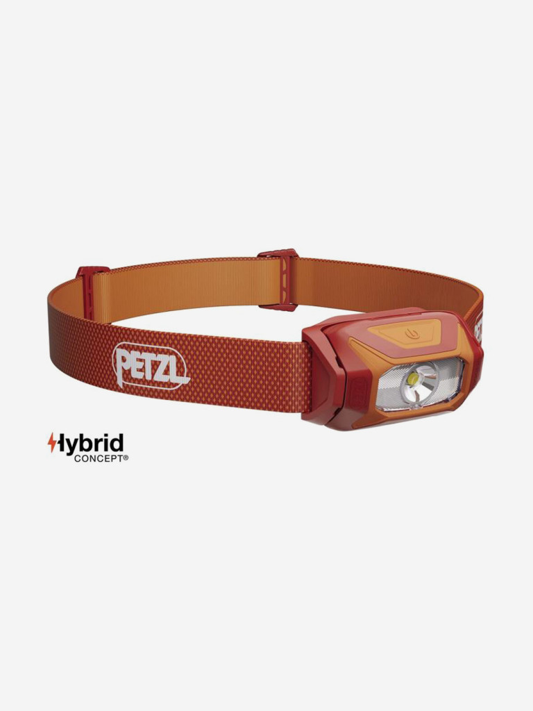 Компактный налобный фонарь Petzl TIKKINA, красный, оранжевый