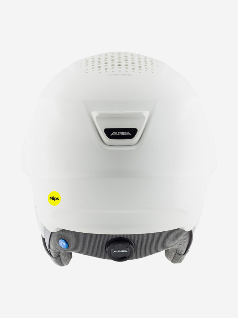 Горнолыжный шлем с визором Alpina Oro Qv Mips White Matt/Water Pink