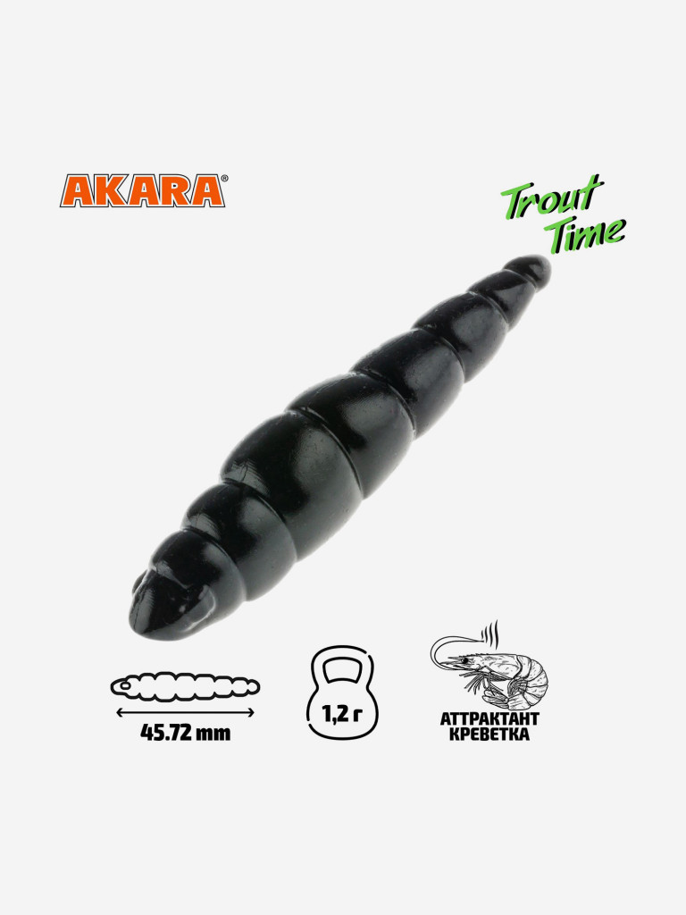 Силиконовая приманка Akara Trout Time DOLLY 1.8 Shrimp 422 (20 шт.)