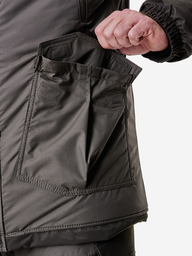 Костюм для рыбалки зимний -45, GRAYLING, Скат олива