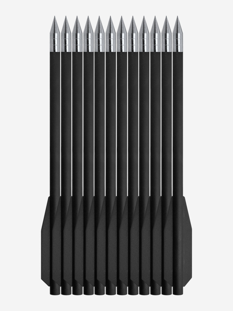 Дротики Centershot для арбалетов-пистолетов пластиковые черные (12 шт.)