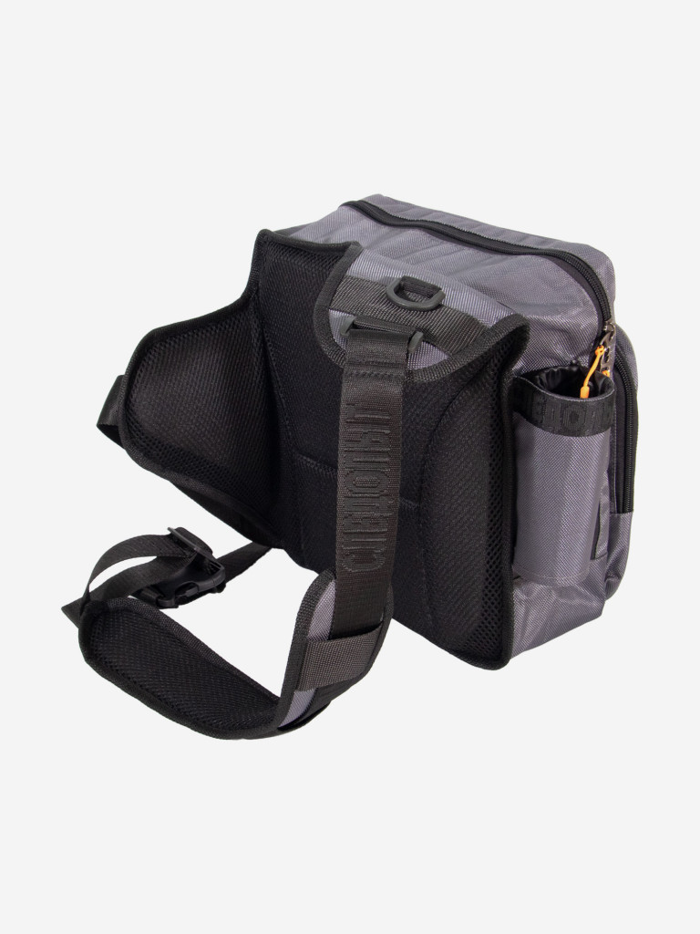 Сумка рыболовная Следопыт Fishing Shoulder Bag, 40х43х10 см, цвет серый.