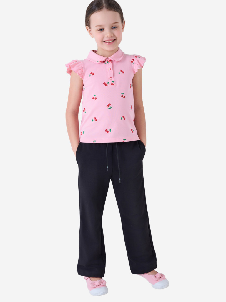 Футболка-поло для девочки PlayToday