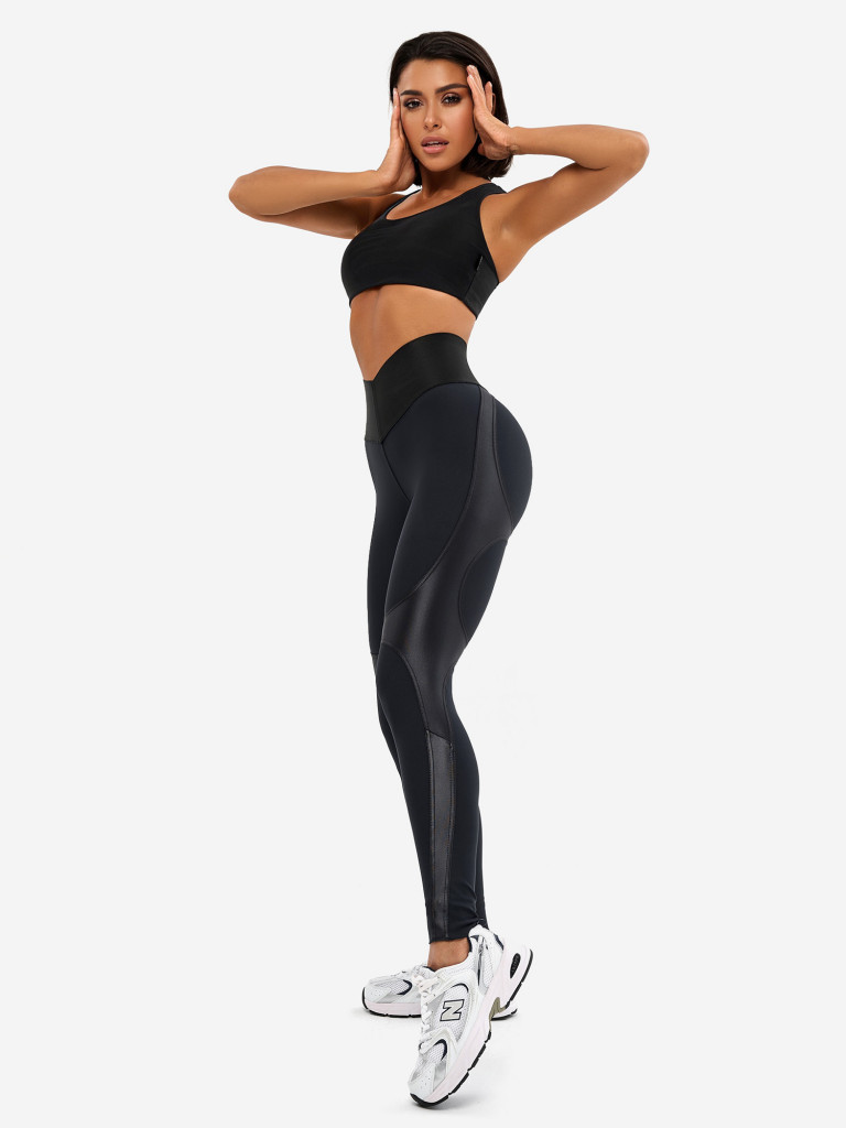 Лосины женские Bona Fide Leggins Correct Skin Edition "Black"