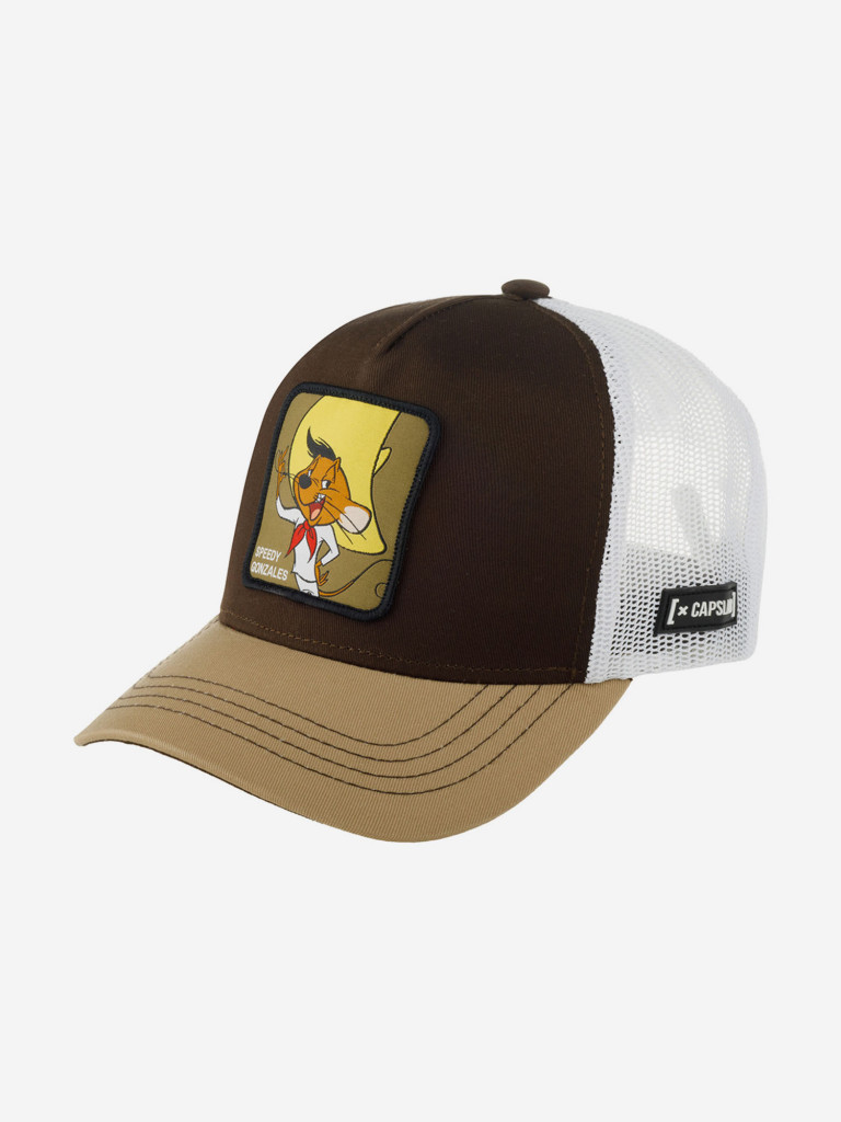 Бейсболка с сеточкой CAPSLAB CL/SPE1/1/CAS/SPE2 Looney Tunes Speedy Gonzales (коричневый)