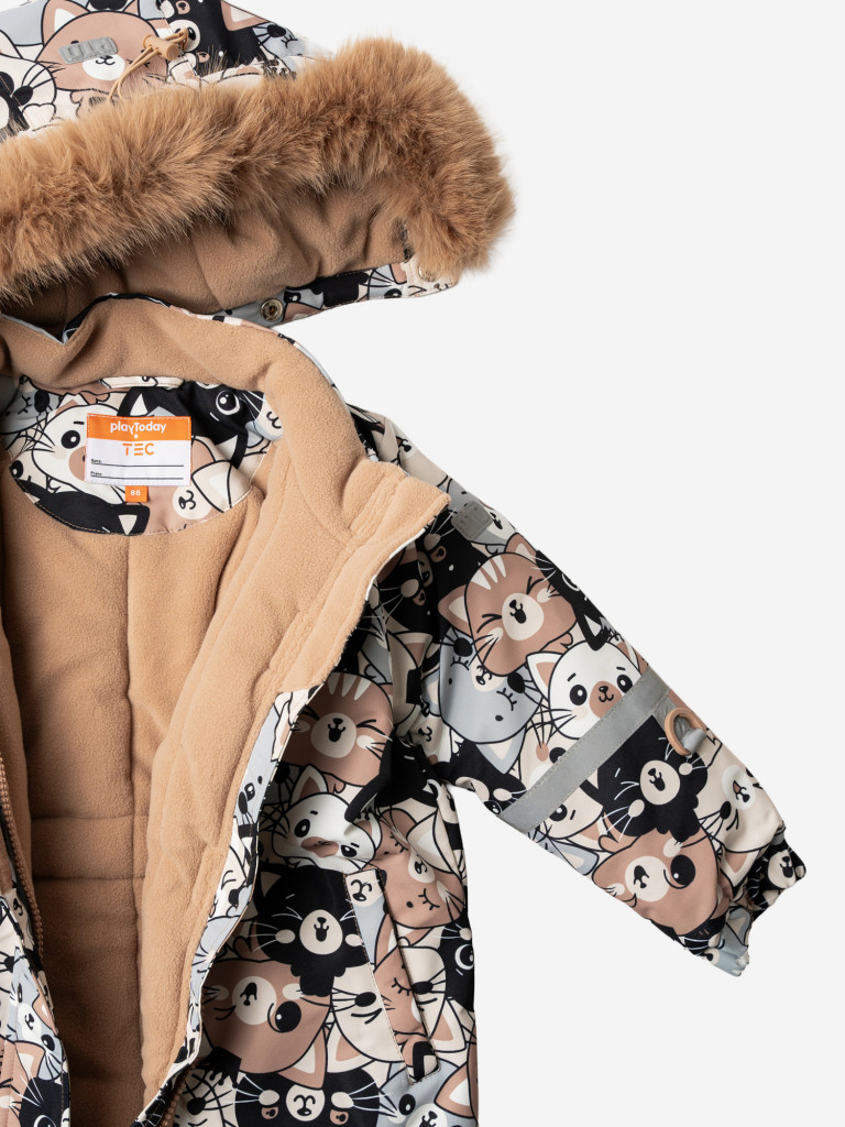 Комбинезон зимний для девочек PlayToday