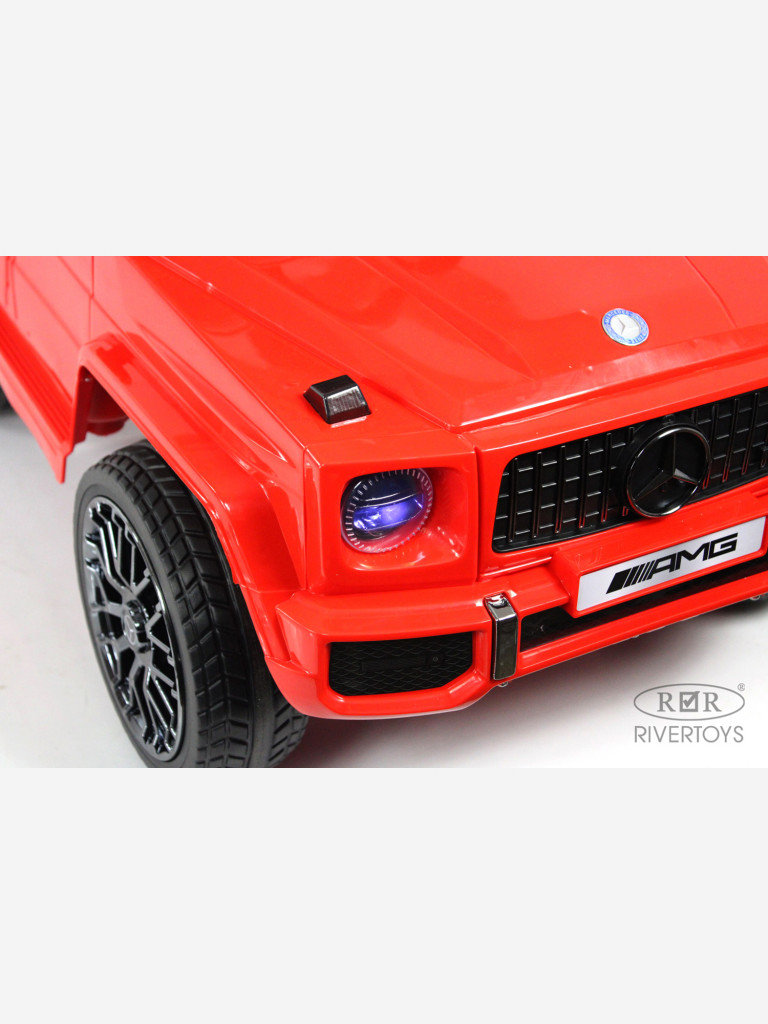 Детский электромобиль RIVERTOYS Mercedes-AMG G63(G222GG) красный