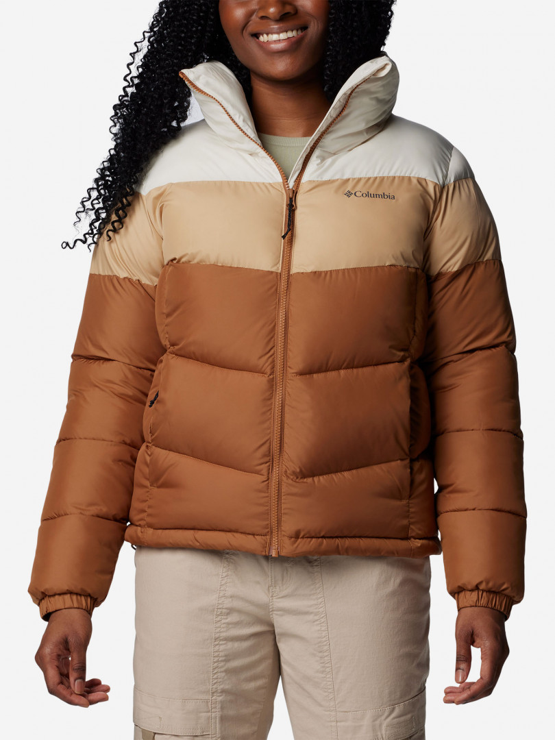 Куртка утепленная женская Columbia Puffect II Colorblock Jacket 30963390299 Коричневый, размер 46,48,50,44,42, фото 1