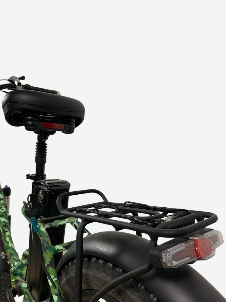 Электровелосипед OxyVolt "Low Fat Ranger" 750Вт, 48В, 18Ач, гидравлика, фэтбайк, складной, 20 дюймов, камуфляж
