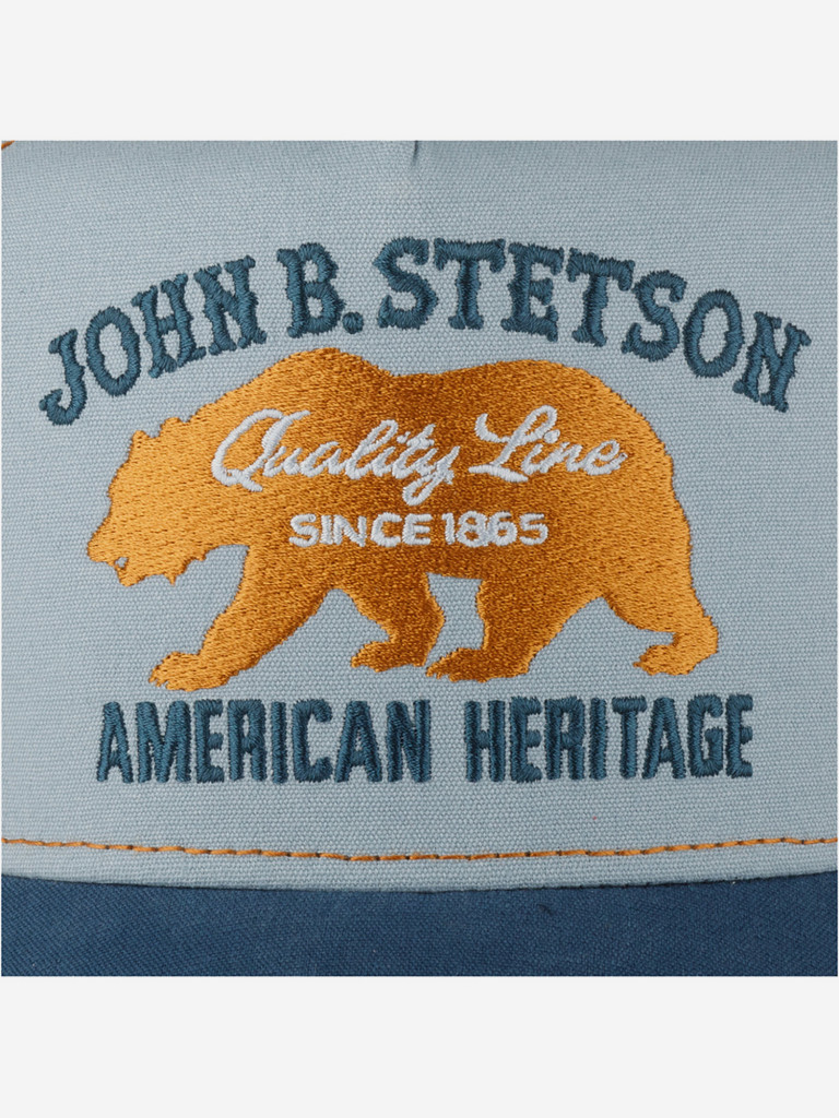 Бейсболка с сеточкой STETSON 7751101 TRUCKER CAP BEAR (голубой)