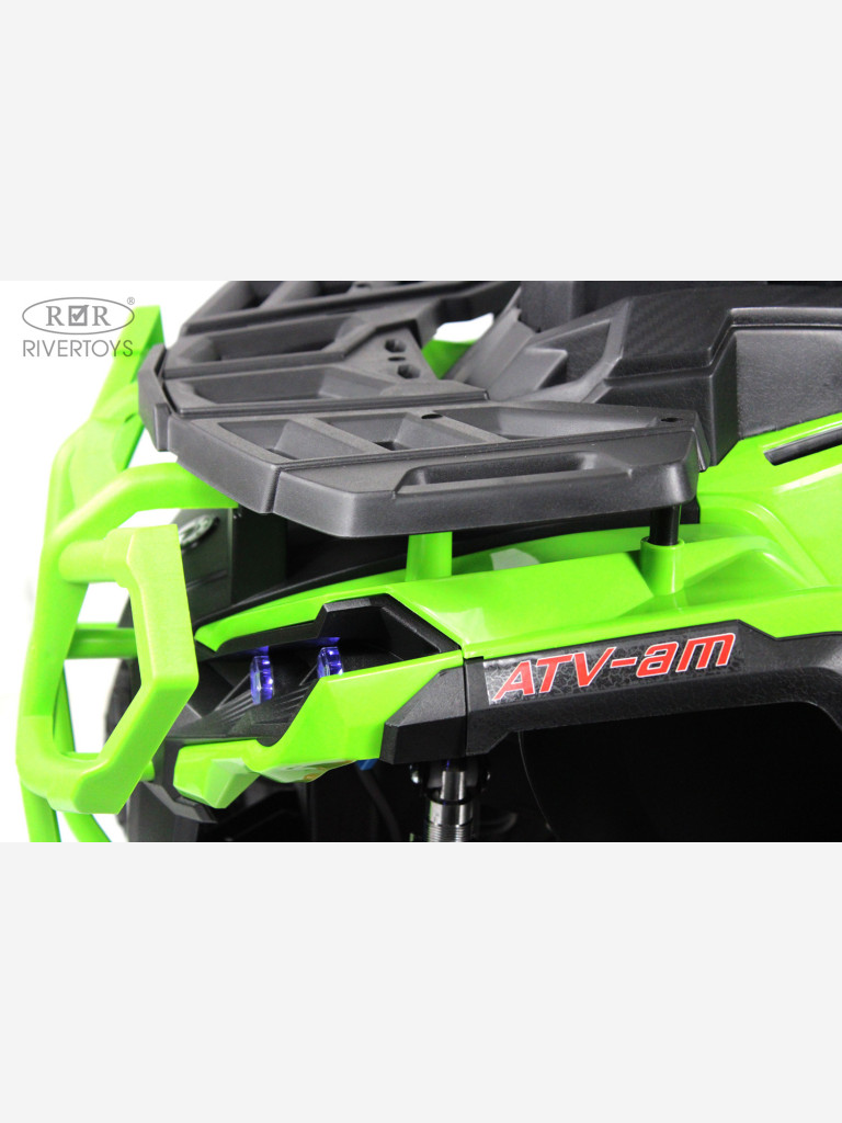Детский электроквадроцикл RIVERTOYS Z111ZZ зеленый