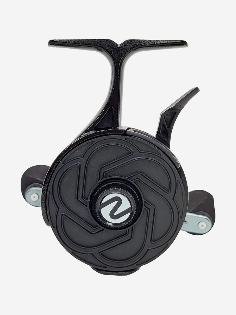 Катушка зимняя Nautilus LIRA # Black, катушка для удочки с передним фрикционом