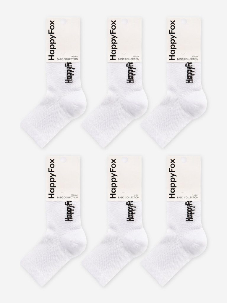Носки детские Happyfox, 6 пар, в сетку