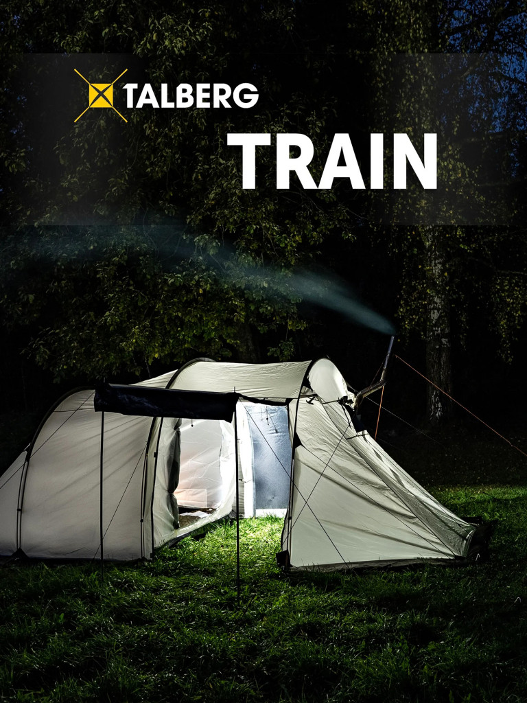 Палатка TRAIN 4 SAHARA Talberg (серый)