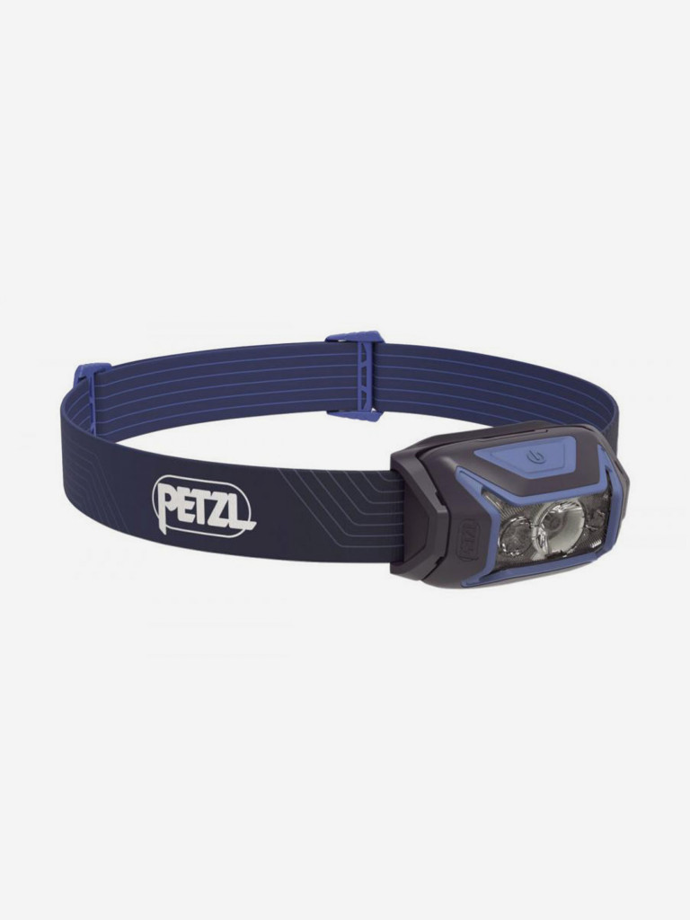 Фонарь светодиодный налобный Petzl Actik синий, 450 лм, батарейки в комплекте