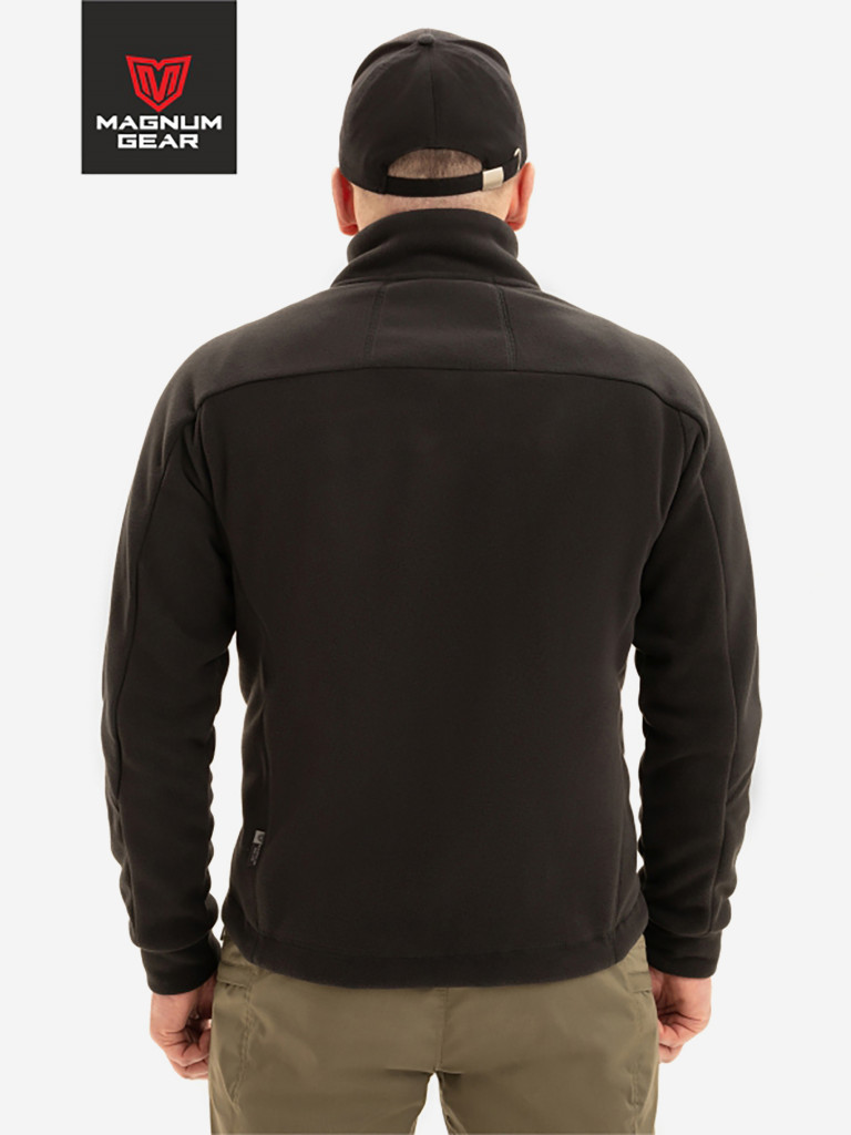 Толстовка флисовая для рыбалки и охоты MAGNUM GEAR NORD черный