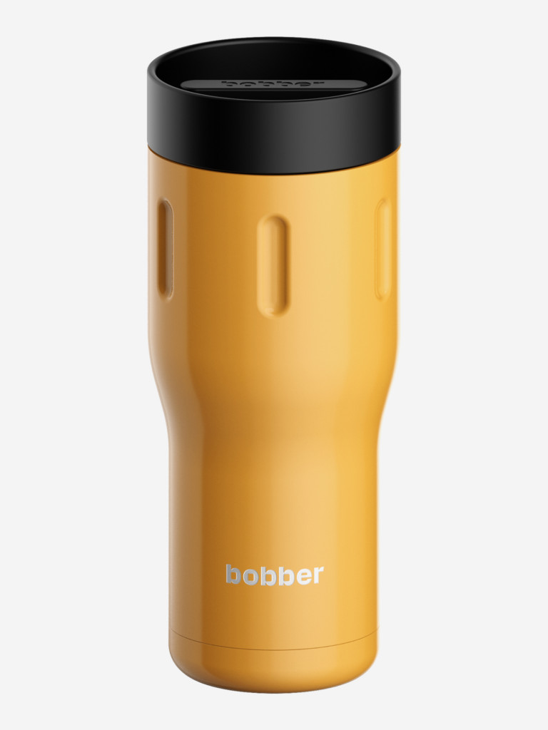 Термокружка вакуумная BOBBER Tumbler 470 мл, крышка 360, тепло до 8 часов, оранжевый