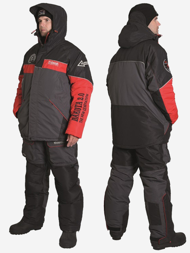 Костюм зимний Alaskan Dakota 2.0 (куртка+полукомбинезон) для рыбалки и охоты