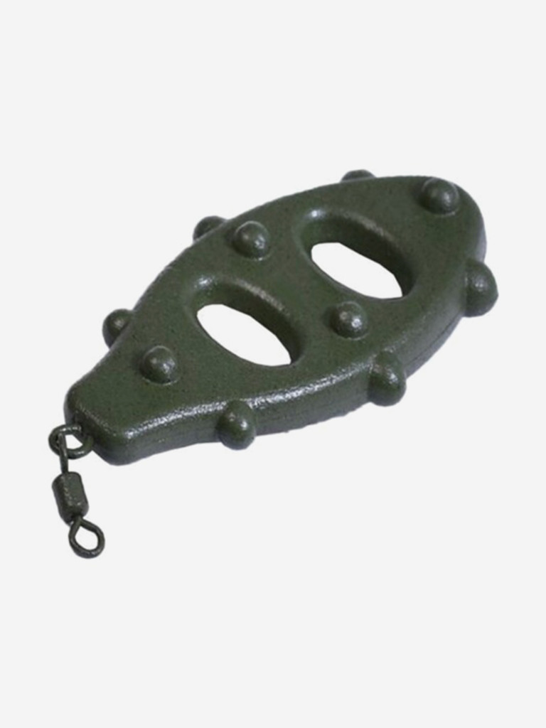 Грузило рыболовное с кольцом и вертлюгом Salmo TURTLE SWIVEL 140г