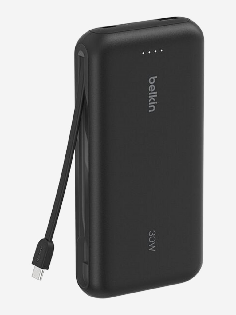 Внешний аккумулятор Belkin BoostСharge Power Bank 20000mAh 30W со встроенным кабелем USB-C