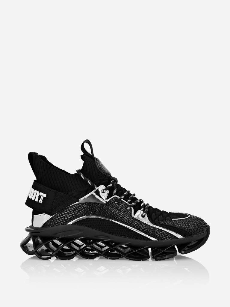 Кроссовки Plein Sport Hi-Top Runner Tiger