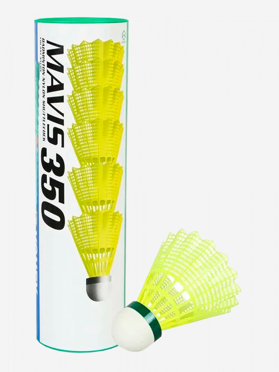 Воланы пластиковые Yonex Mavis 350, Медленная, 6шт.