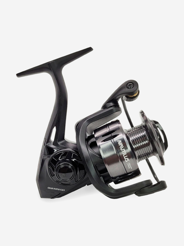 Катушка для спиннинга Nautilus ATOLL 1000, катушка для удочки с передним фрикционом