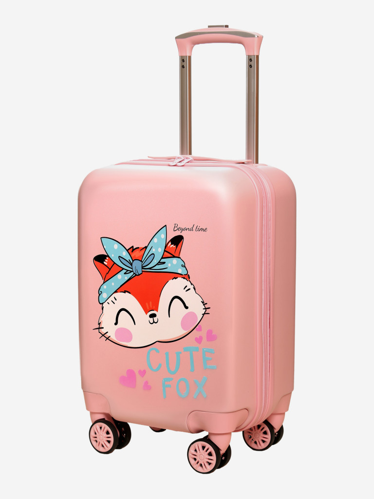 Чемодан детский BEYOND TIME R125 Лисичка Fox розовый