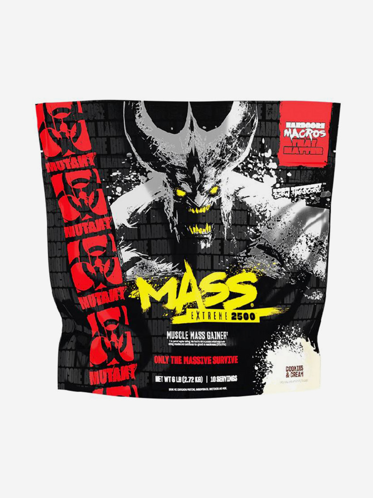 Гейнер Mutant Mass XXXTREME, 2720 г Печенье с кремом