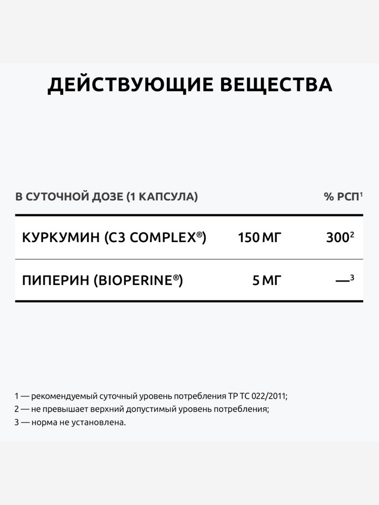 Куркумин С3 комплекс UltraBalance с биоперином, для мужчин и женщин, 60 капсул